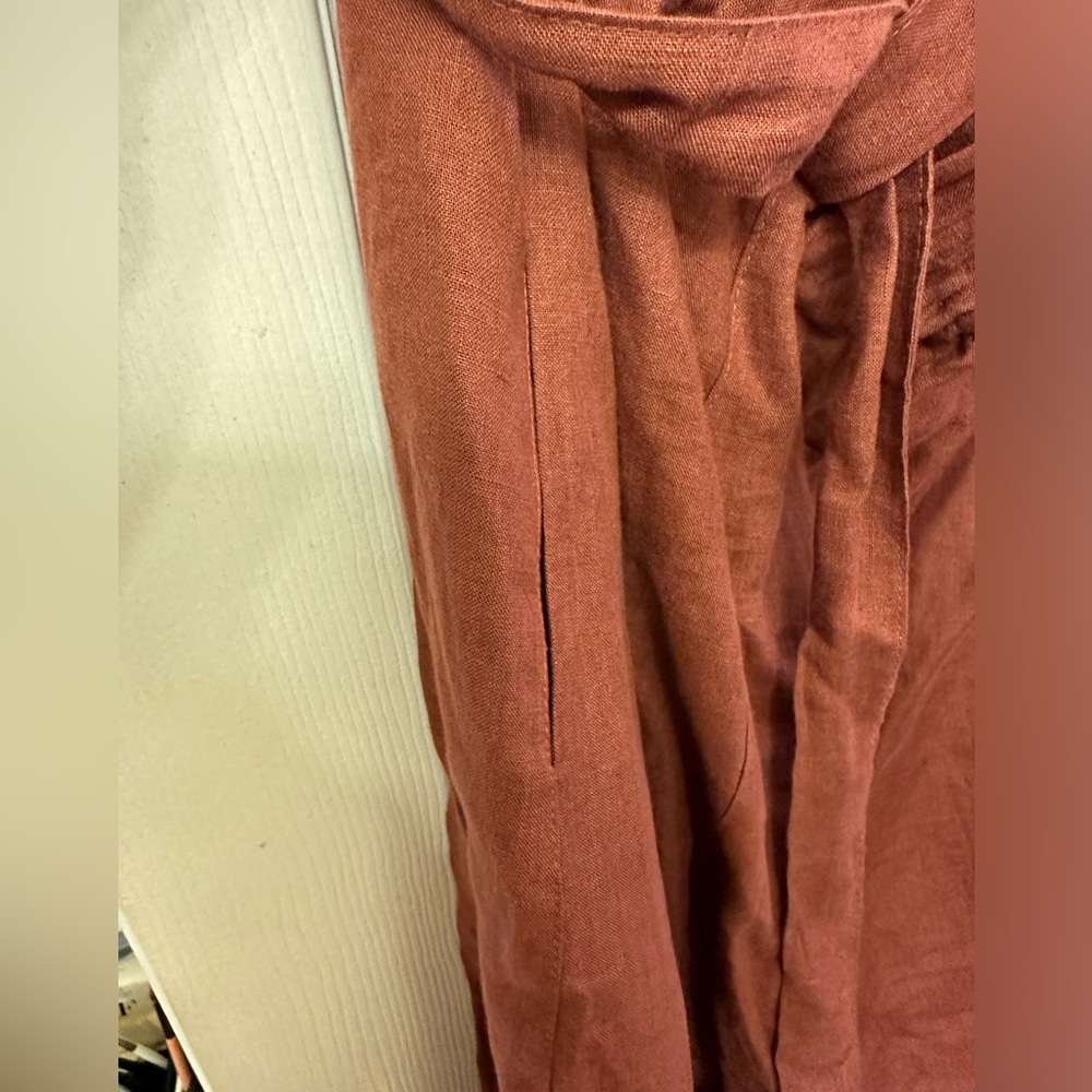 Amour Linen Bergen Mid-Length Linen Skirt - Picture 4 of 10